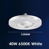 Bombilla LED de Techo E27 6500K Blanco Frío, Lámpara Super Brillante con Diseño de Cristal, Protección Ocular Sin Parpadeo 220V para Hogar Dormitorio Sala de Estar