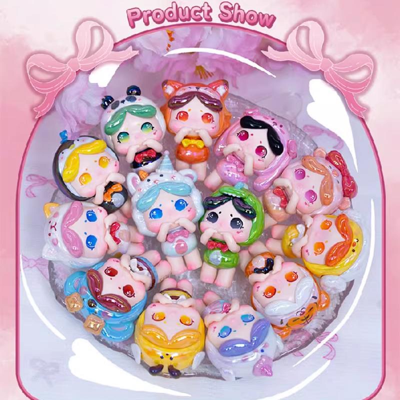 Genuine Sanzhibao Latest Arrival Ouni Shy Moe Beads   Trendy Plaything Figurines Cute Doll Decorations Present For Girls