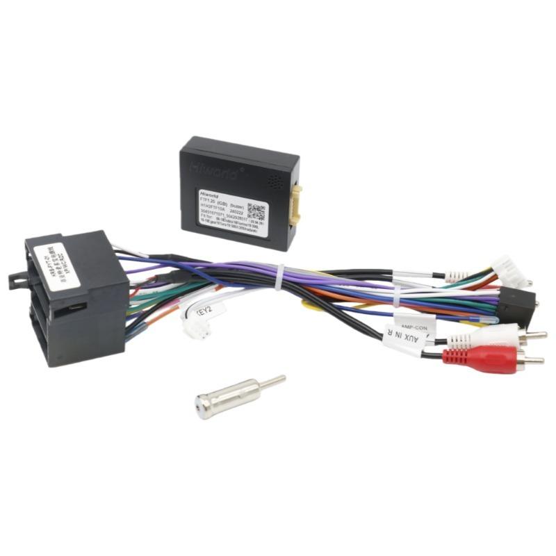 16 Pin Car Android CANBUS Wiring Harness For Fiat Doblo Punto Uno 500 Lancia Delta ISO Cable Adapter Plug and Play