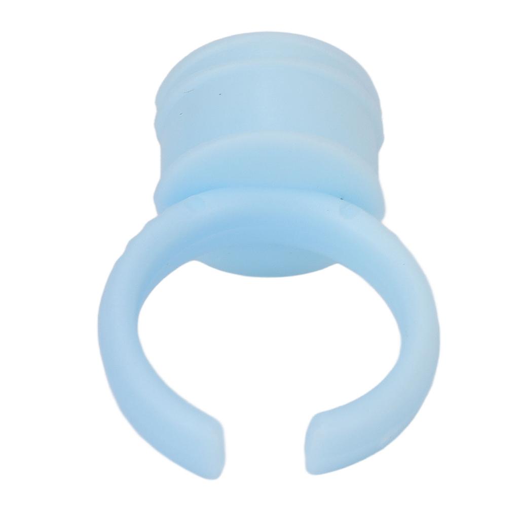 100pcs Eyelash Extensions Glue Ring Cup Disposable Eyebrow Tattoo Microblading Ink Cup Holder