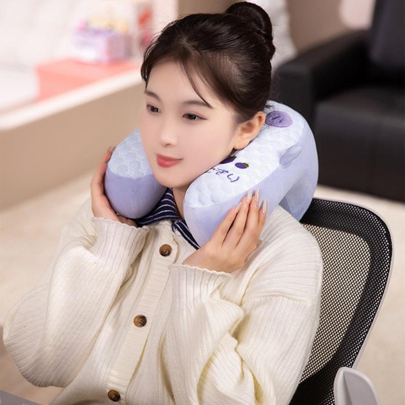 Baby Head And Neck Support U Shape Cushion Memory Foams Neck Pillow For Car Seats Ensuring Safety Comfort During Travel