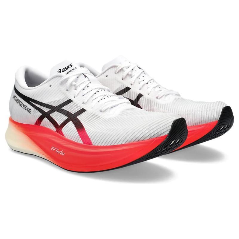 Asics Metaspeed Edge+ White Sunrise Red Sneakers 1013A116-100