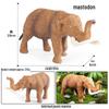 Wild Safari Animal Figurines: Giraffe, Elephant, Rhinoceros, Brown Bear, Tiger, Lion, Leopard, Hippopotamus - Solid Cognitive Toys
