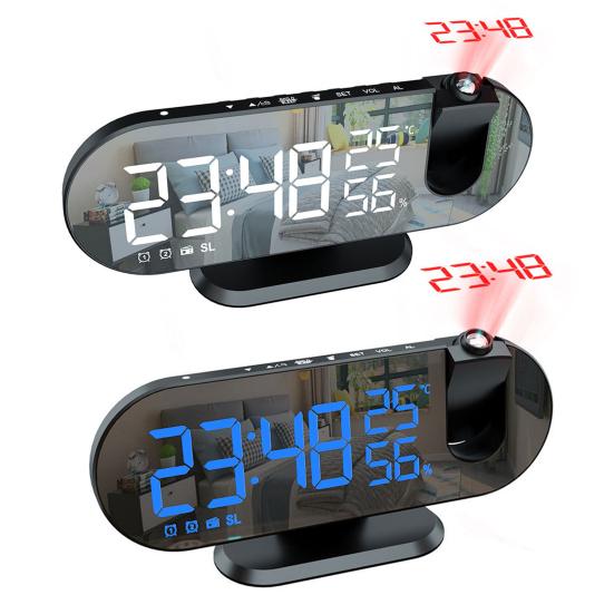 Купить 1 комплект проекционных часов Большой экран Функция повтора ...