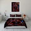 Soccer Star Graphic Bedding Set Bedding set (1 duvet cover, 2 pillowcases, duvet not included)