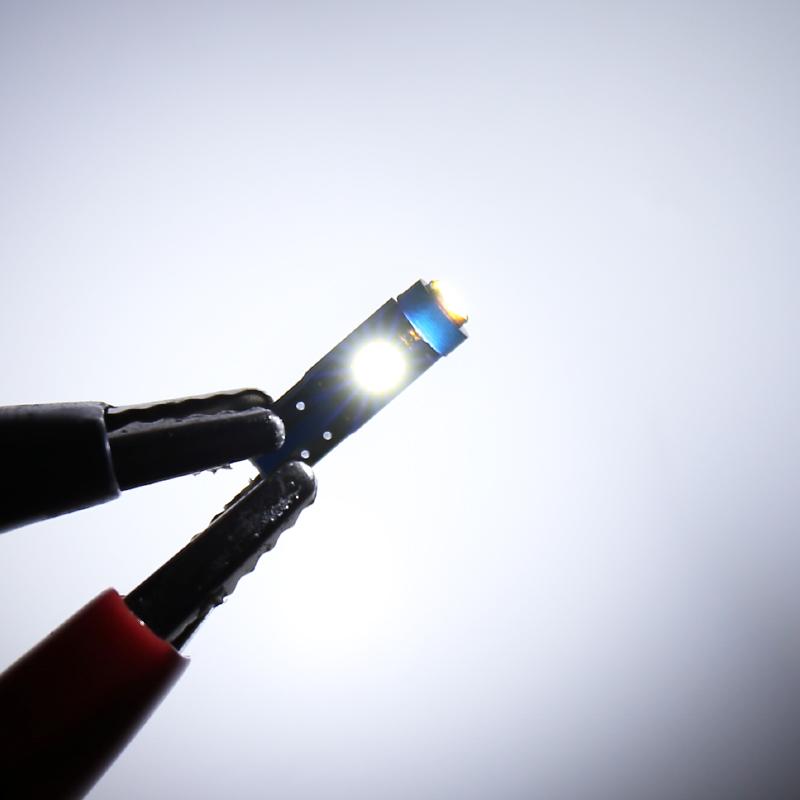 50/100Pcs T5 Led Bulb W3W W1.2W Led Canbus Car Interior Lights Dashboard Warming Indicator Wedge Auto Instrument Lamp 12V Green