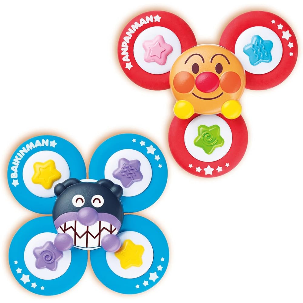 Joypalette Anpanman Focus Enhancing Brain Development Spinner Set Portable