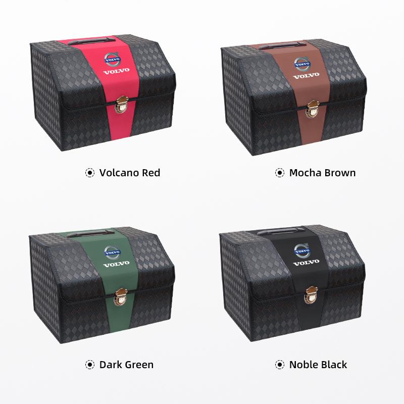 Auto-Aufbewahrungstasche Kofferraum-Organizer-Box Aufräumzubehör Für Volvo XC90 V90 V60 XC60 V40 EC40 EX40 S80 S60 S90 C40 XC40 V70 XC70