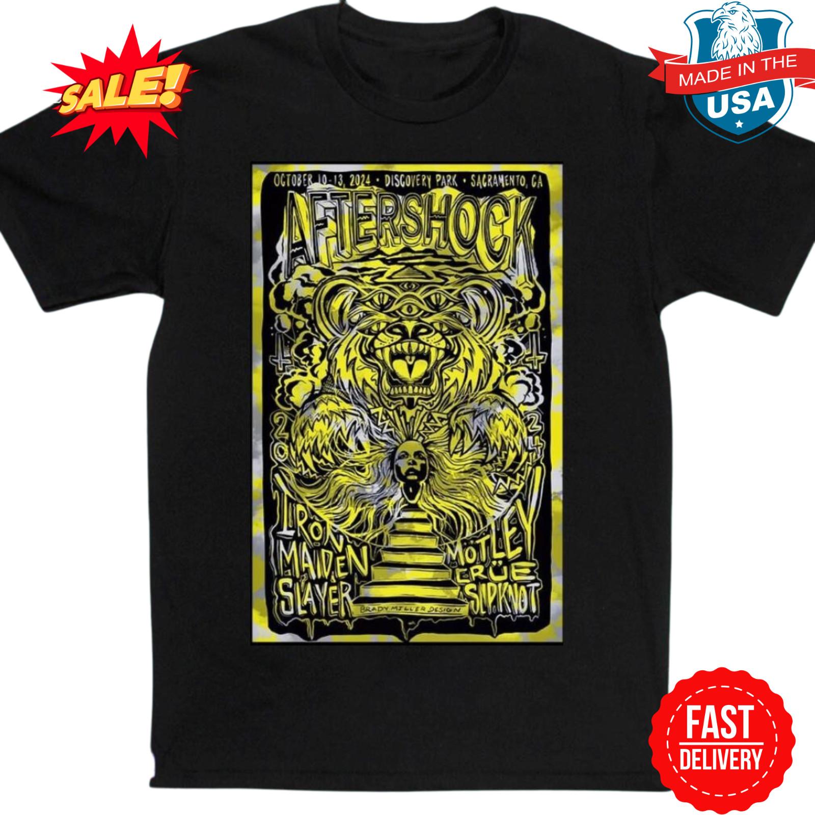 Aftershock Festival Oct 2024 Discovery Park Sacramento CA Shirt S-5XL L