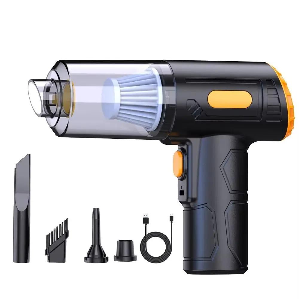 Portable Cordless Car Vacuum, Wet & Dry Multifunctional Mini Vacuum Cleaner, High Power Handheld Auto Cleaner
