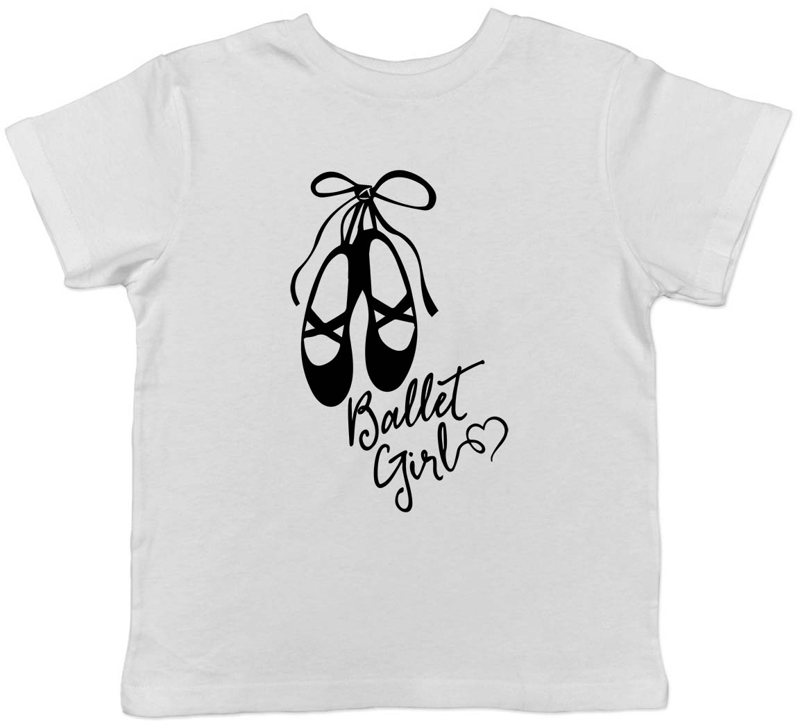 Ballet Girl Dancing Childrens Kids T-Shirt Boys Girls 150