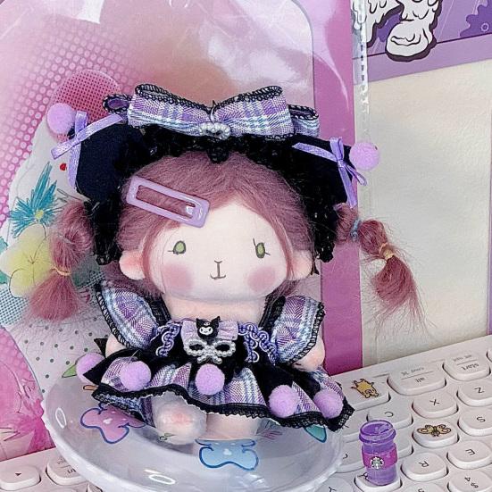 

Одежда для кукол 10 см. Мини-плюшевые кукольные наряды. Милая одежда для кукол. Коллекция Doll Lover. Одежда для фанатов. 10cm 1 Set разноцветный