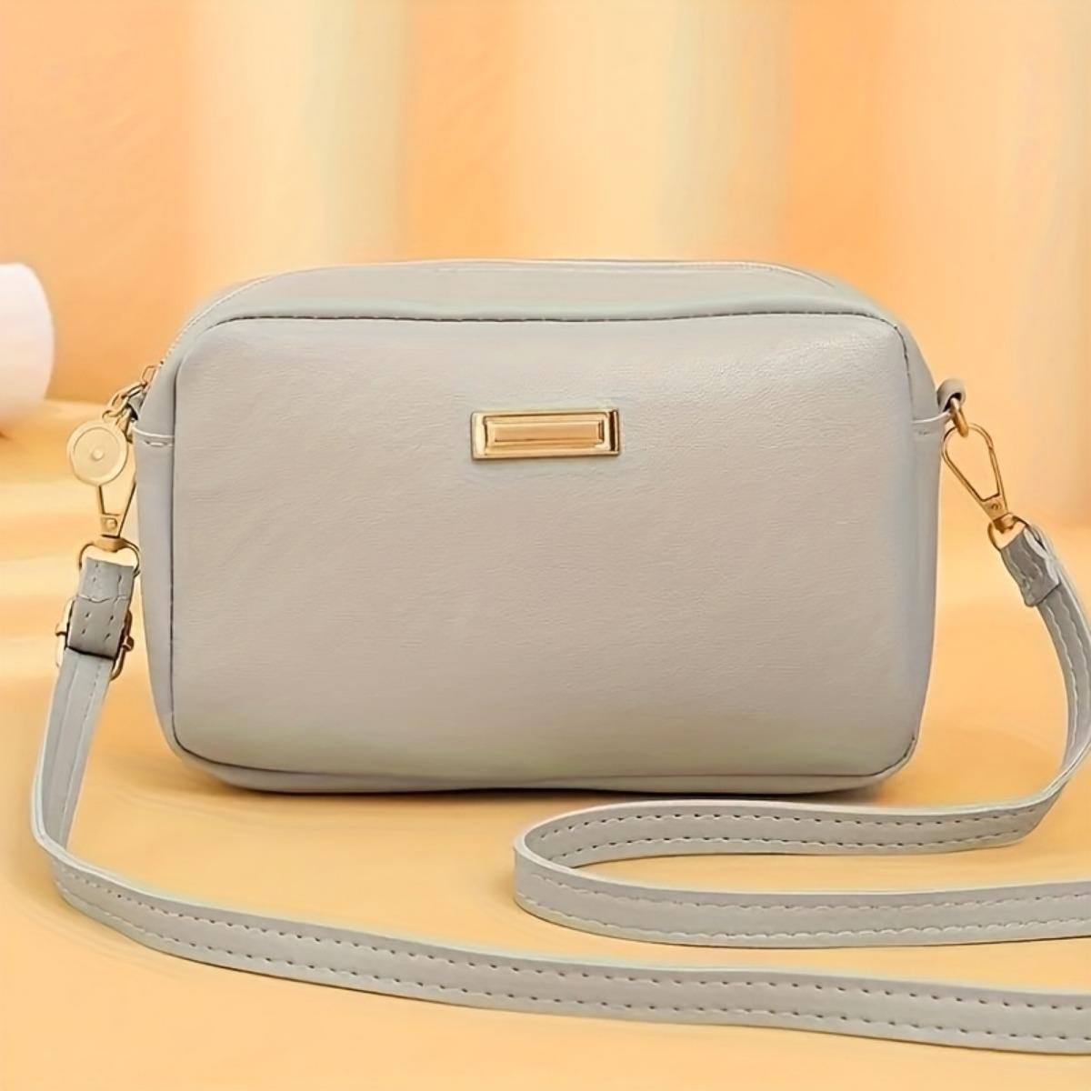 

Женская сумка через плечо, регулируемый плечевой ремень, легкий и вместительный дизайн, многофункциональная, элегантная и модная One Size серый