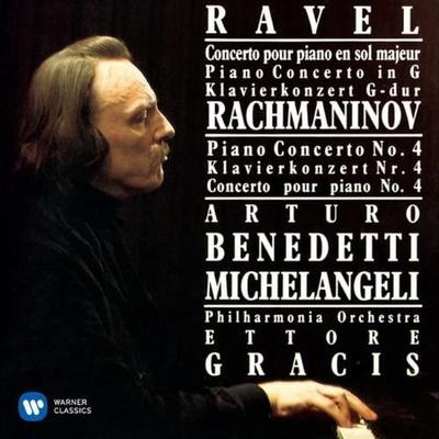CD ARTURO BENEDETTI MICHELANGELI - Ravel: Pianokonsert Rachmaninov:  WPCS23043 Japan ObiKlassisk Begagnad