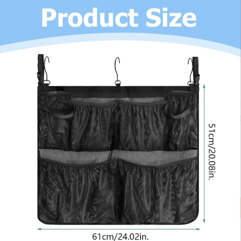 Durable Polyester Large Mesh Organizer Versatile Outdoor Pool & Bath Toy Storage Hanging Bag for All Ages