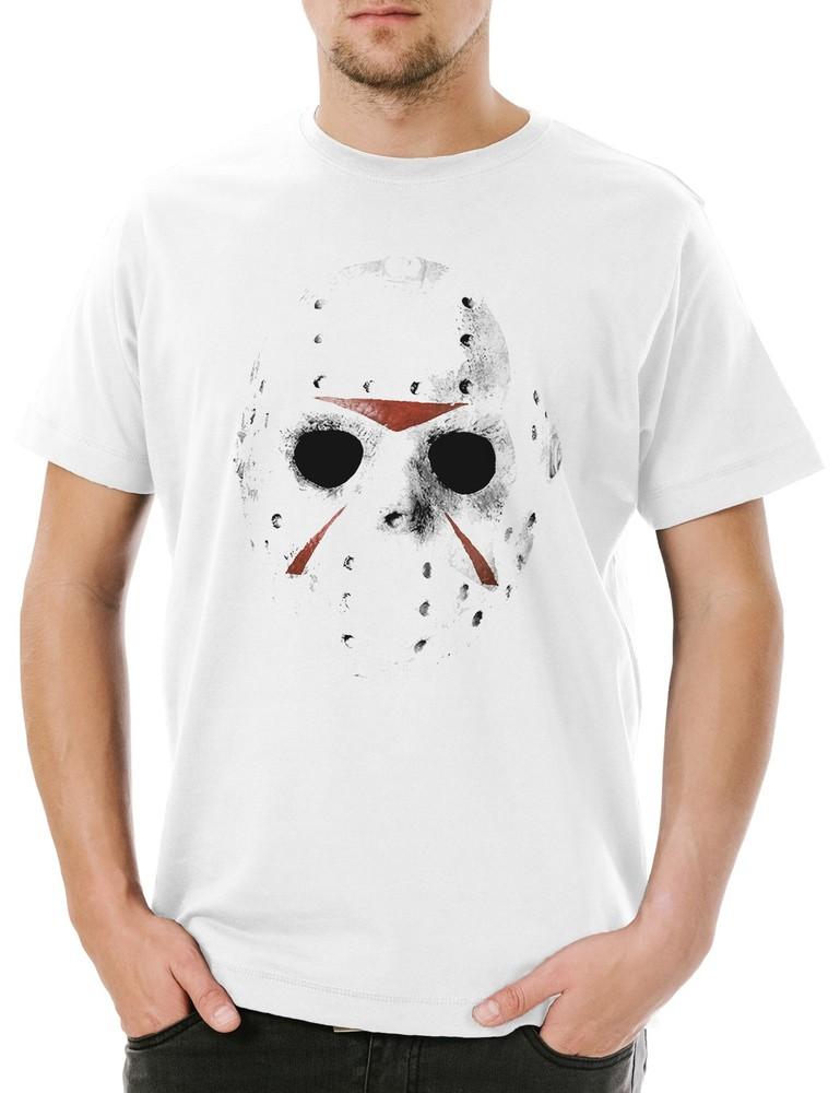 Ice Hockey Mask Herren T-Shirt Freitag Horror 13 Vorhees Friday Jason Horror