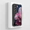 Coques For Tecno Camon 40 Pro 5G Cover Cases Fashion Graceful Flowers Patterns Smooth Liquid Silicone Anti Fall Protective Shell