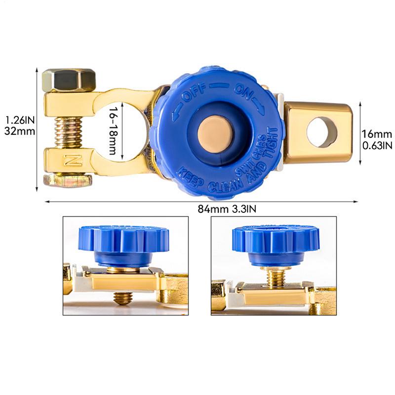 Universal Automotive Battery Switch Terminal Isolator Control Quick Cut-off Protector Vehicle Accessories For RV Boat Marine