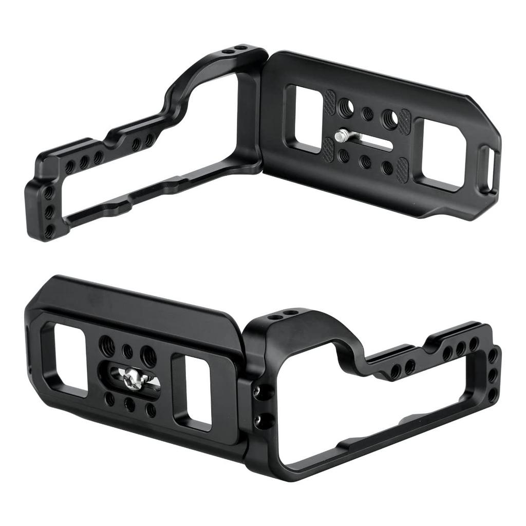 Leofoto Halterungsplatte für die FUJIFILM Aluminium verbessert und Unterstützung für L-förmige LPF-GFX-100 L-förmige GFX-100 Kamera. Arca-Swiss-kompatibel,