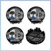 4PCS Anti-Rust Rim Emblem Decals Scratch-Proof Car Wheel Center Cover For Mercedes Benz AMG A B C E G R S CLA CLK CLA CES CLS SLK GLK CLK SLS CLG GLE