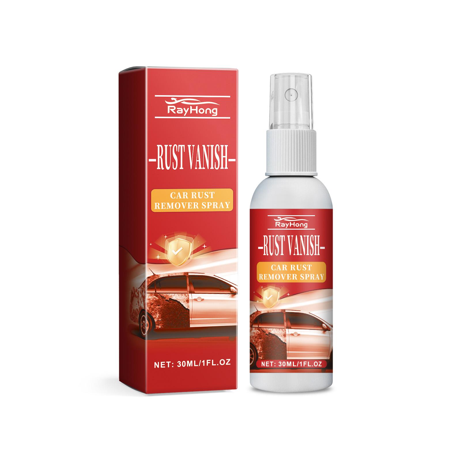 

Rayhong Car Rust Remover Spray 30ml - Car Metal Rust Removal, Polishing, Stain Removal, Coating Cleaner