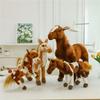 Adorable Plush Horse Toy Stuffed Animal Soft Short Plush Perfect Kids Gift Birthday Mascot