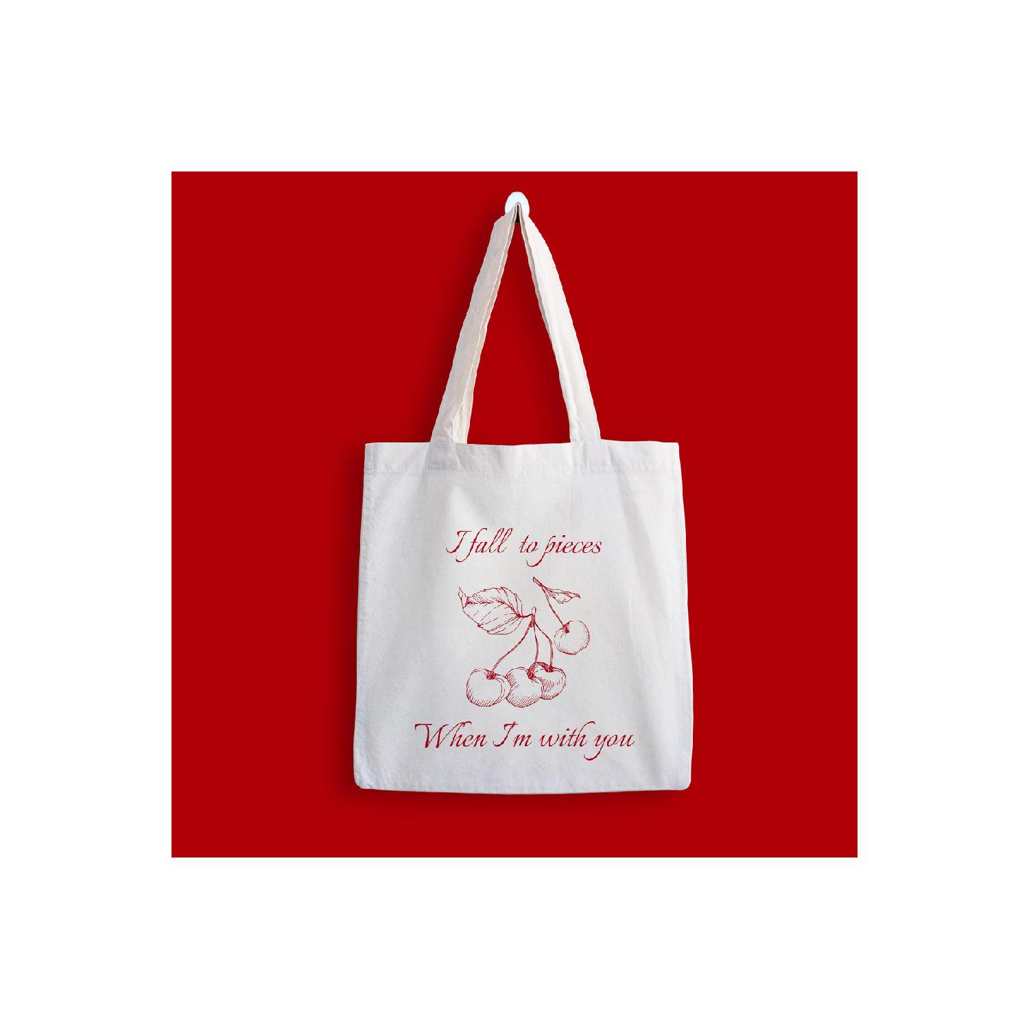 

Cherry 2 Printed Cloth Bag 35 x 40 бежевый