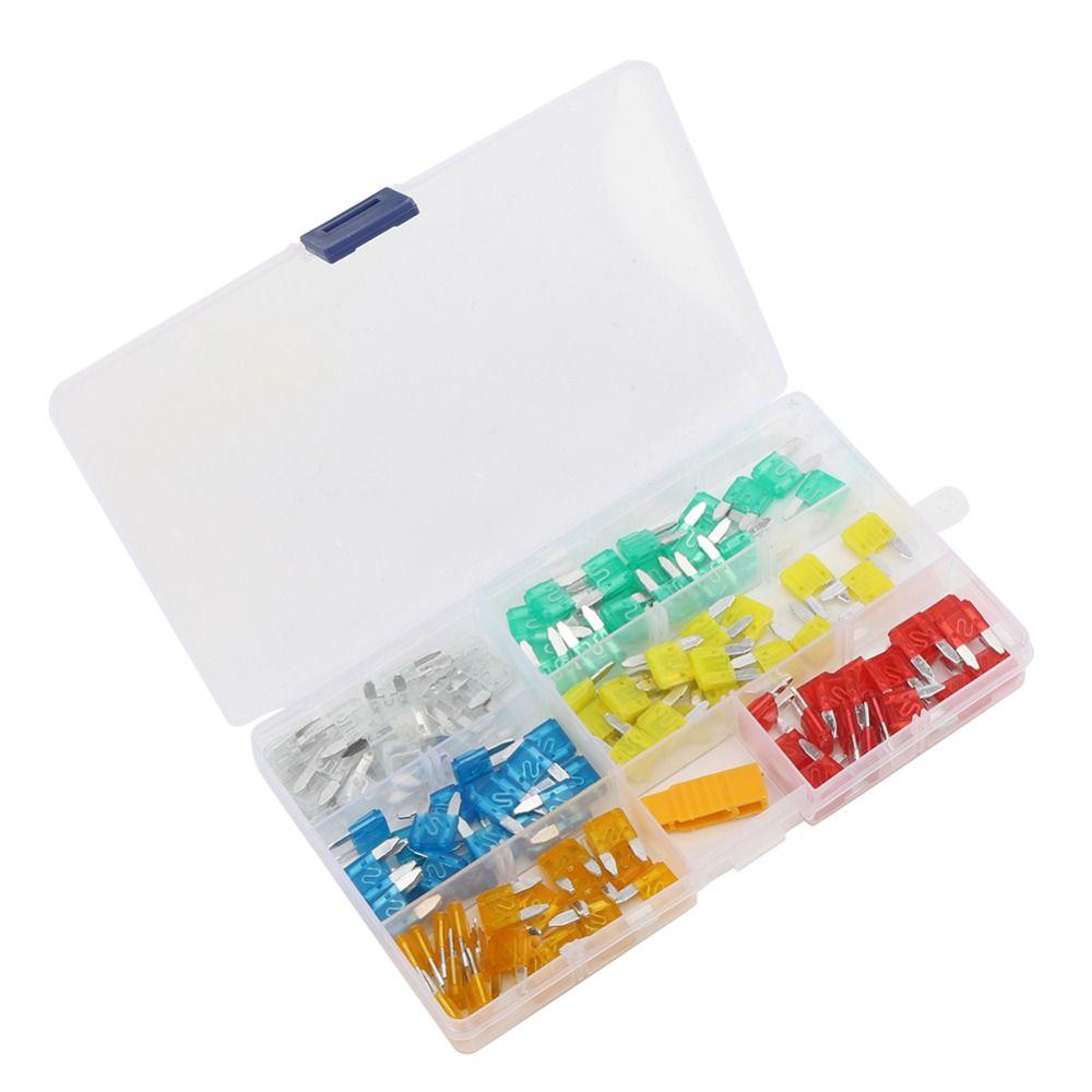 120 PIÈCES Fusibles de Voiture Profil Bas Mini Taille Assortiment Automobile Kit Ensemble Voiture Protection Voiture