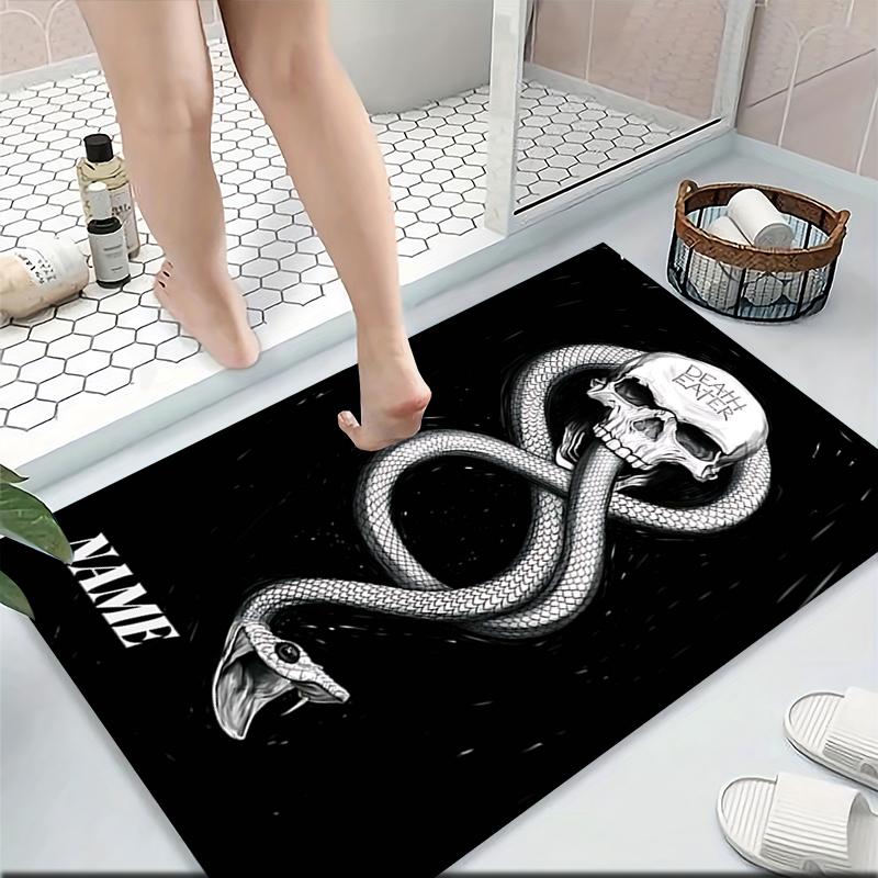 Custom Name Witchcraft Magic Hogwarts Crest Carpet Rug Customizable Soft Washable Anti-Slip Home Living Room Sofa Mats Personalized Rug. 090983