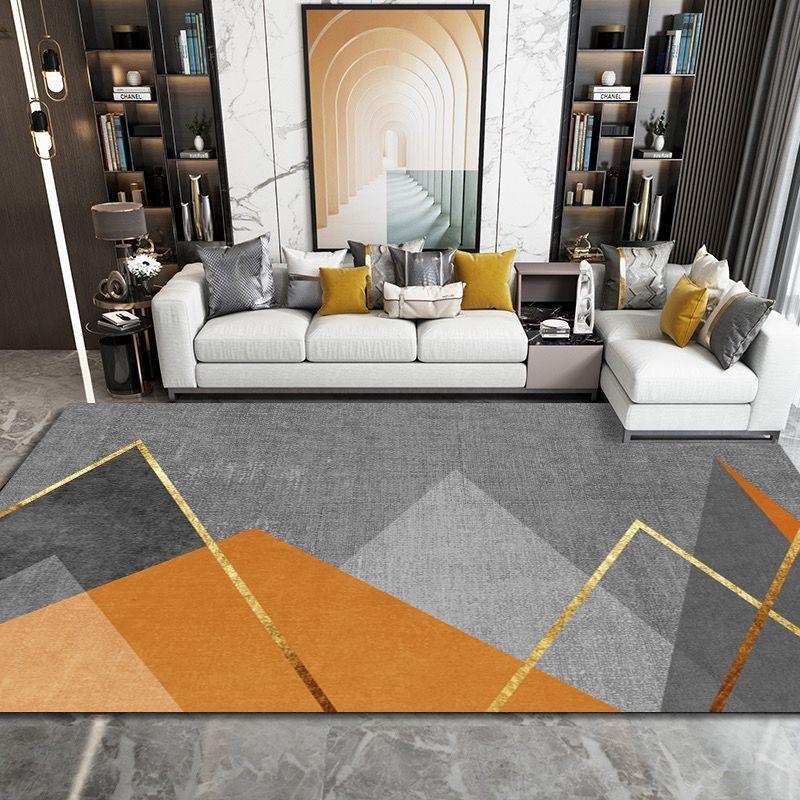 Covor Decorativ Geometric Modern pentru Sufragerie Covor Antiderapant pentru Camere Covor de Casă Covoraș pentru Mese de Cafea Mari Curățare Ușoară