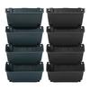 16 Pack Hanging Vertical Garden Planter,13 inch Wall Mounted Planter Garden Self Watering Pot Balcony Plant Vegetable Fruit Herb