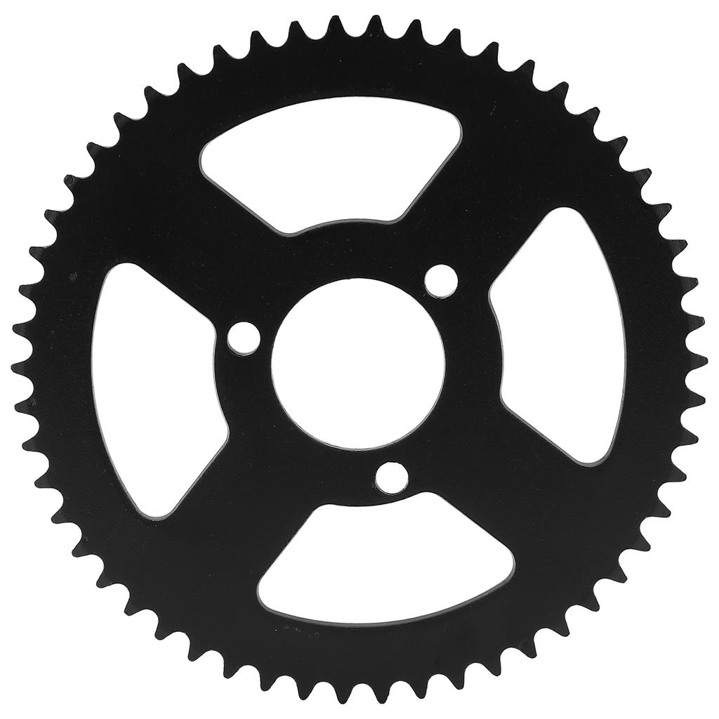 T8F 54T Steel Sprocket 3 Hole Carbon Steel Crankset for 47 49cc Mini Motorcycle ATV Kart