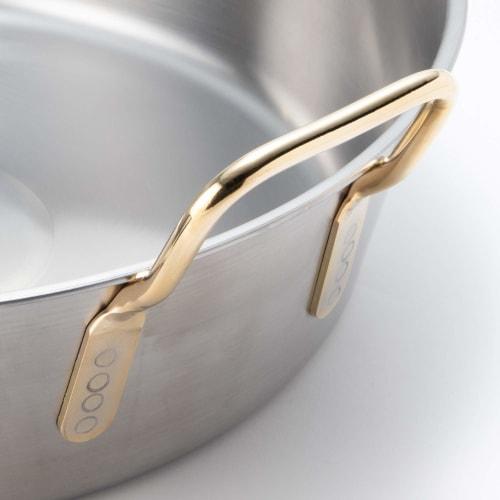 Endo Shoji Super Denji Frying Pan, 42cm, Stainless Steel, for Induction Cooktops, Made in Japan, AAG3905