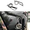 Car Body Front Fog Light Lamp Detector Frame Stick ABS Chrome Cover Trim For Toyota Highlander 2015 2016 2017 2018