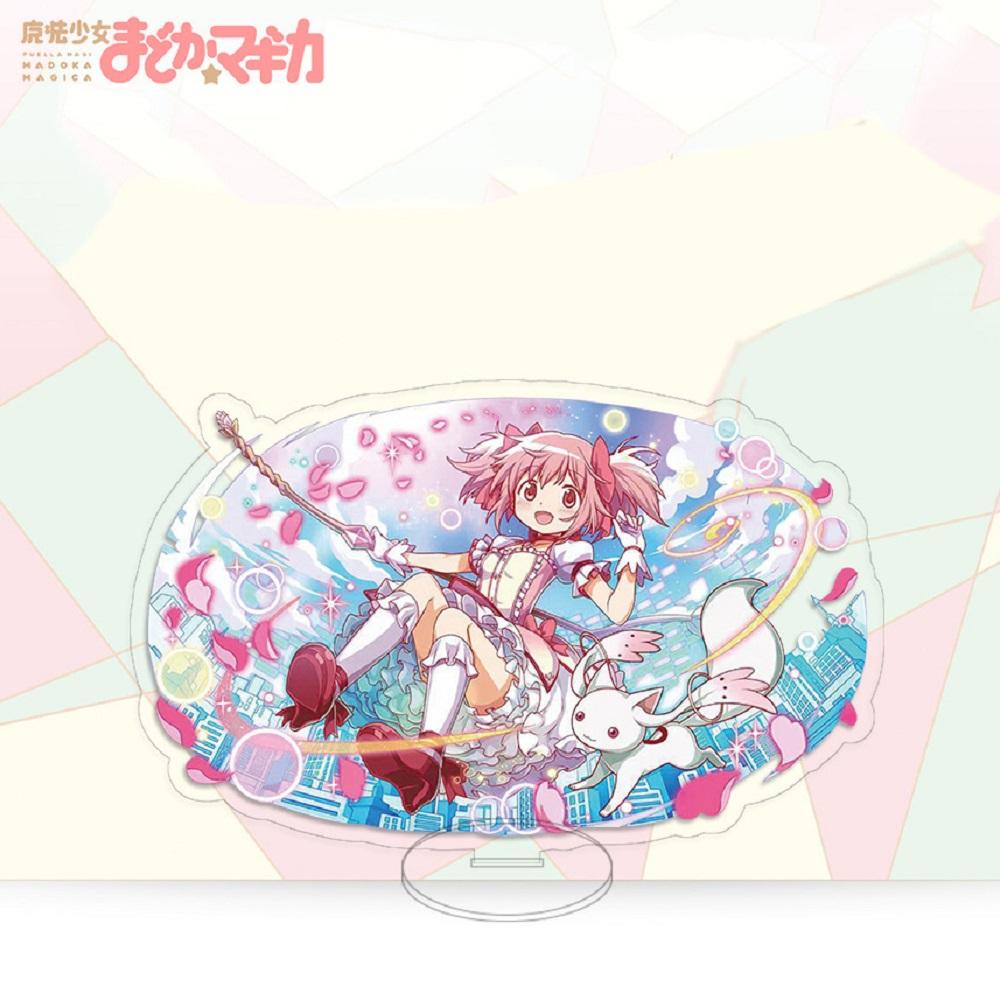 

15cm Anime Puella Magi Madoka Magica Acrylic Stand Model Figure Cosplay Plate Holder Topper Cartoon Birthday Fans Christmas Gift 15 cm