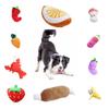 Food Dog Simulation Sound Plush Toy Pet Accessories Teeth Grinding Play Gift