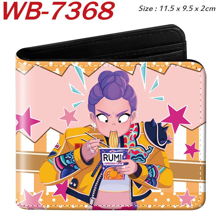 K-Pop Demon Hunters Pu Leather Two-fold Short Wallet and Practical