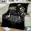 Murder Drones 3D Print Cartoon Uzi V J Robot Gift Blanket,Soft Throw Blanket for Home Bedroom Bed Sofa Travel Picnic Cover Kids