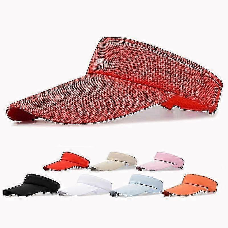 Sports Visor Sun Hat, Men Women Classic Open Top Adjustable Headband Baseball Caps
