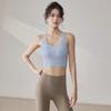 High Support Sports Bra Women With Removable Pads Running Yoga Workout Fitness Tank Top