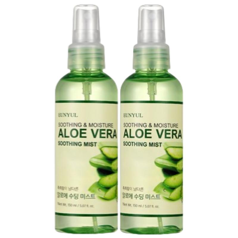 Eunyul Aloe Soothing Mist, 150ml, 2 Pcs