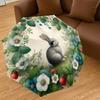 1PC Rabbit flowersAutomatic Open/Close Umbrella with Windproof, 8-Rib Sturdy Canopy, Durable Ribs, Fashionable Design1313A