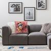 Digimon Hawkmon Chibi Square Pillowcase Polyester Linen Velvet Pattern Zip Decor Sofa Cushion Case 45X45