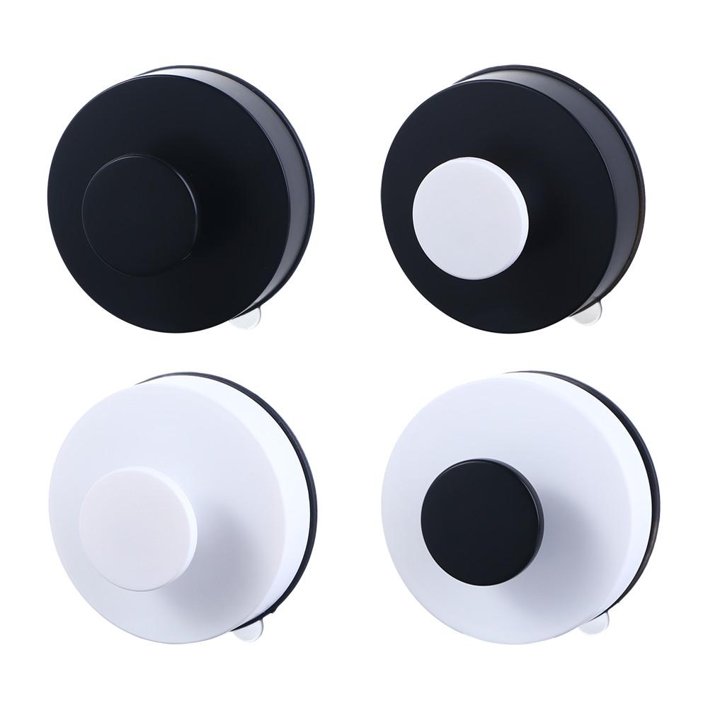 

Punch-free ABS Bathroom Organizer Suction Cup Hooks Wall Hanger Clothes Hook