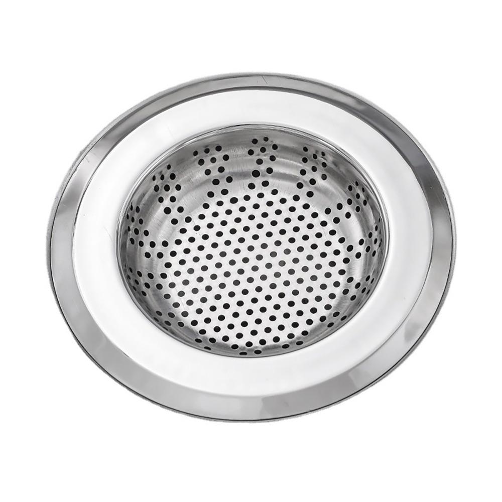 3 Pack 4.45 Inch Diameter Sink Strainer Wide Edge Sink Drain Strainer  Bathroom Sink
