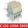 DELIXI CJ20 Series AC Contactor (10A-400A, 220V/380V)