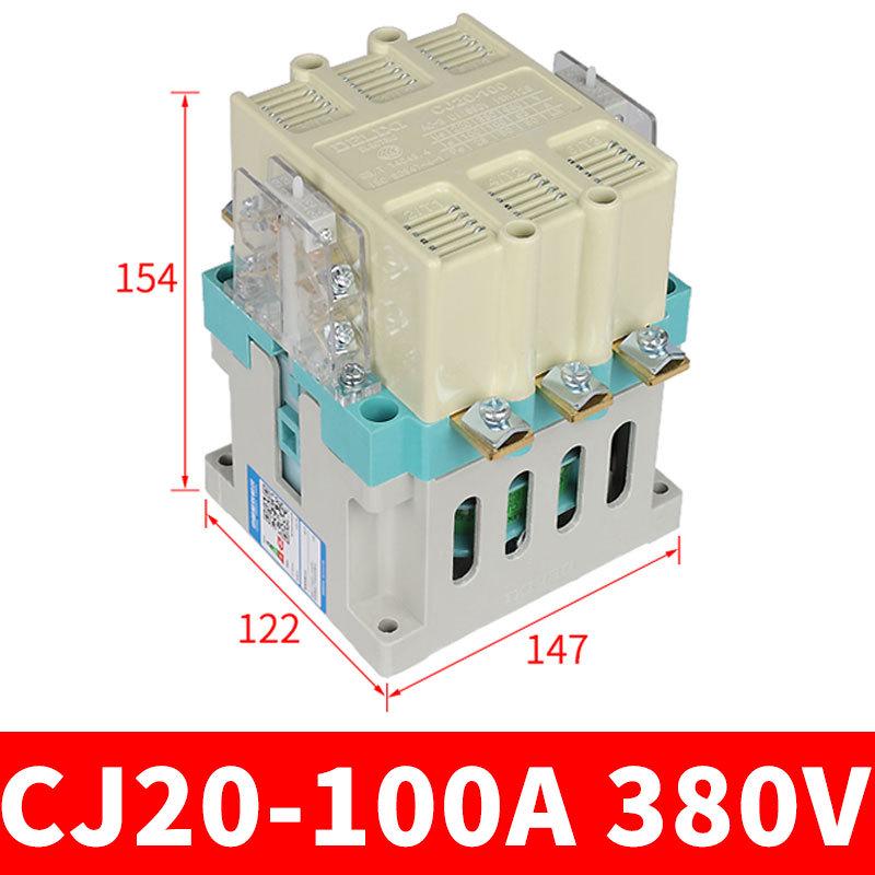 DELIXI CJ20 Series AC Contactor (10A-400A, 220V/380V)