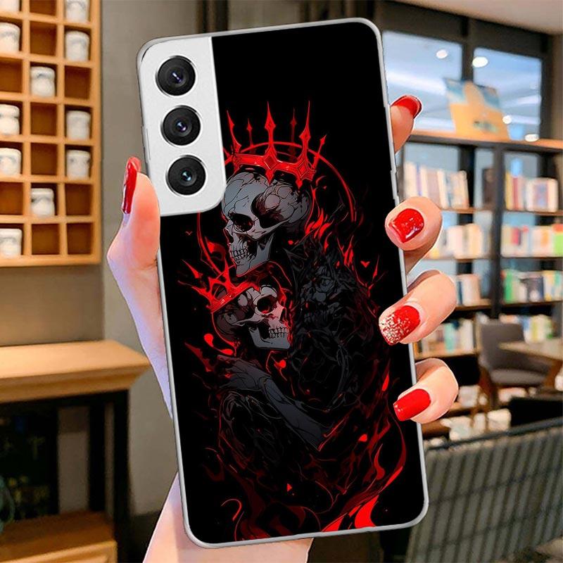 Anatomy Skeleton Heart Lovey Kiss Cover Phone Case For Samsung Galaxy S26 S25 Edge S24 Ultra S23 S22 Plus S21 S20 FE Soft Fundas