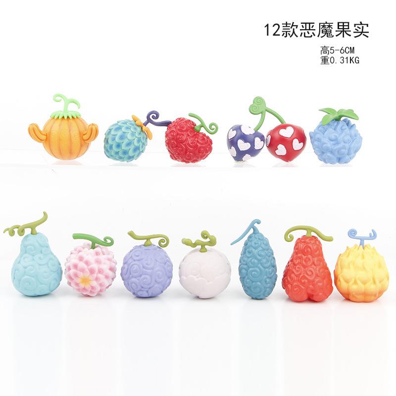 

Unique Piece One Devil Fruits Pvc Models Anime Collectibles 12 Designs