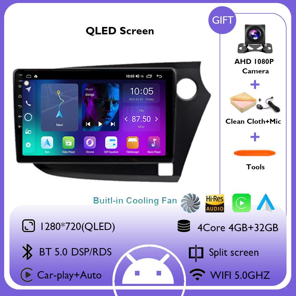 

Android 14 Навигация GPS Аудио Авторадио WIFI Для Honda Insight 2 RHD 2009 - 2014 Carplay Автомобильный Видео Мультимедийный Плеер 4G Радио